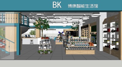 03 潮品店专卖店手机店整体模型 (2)